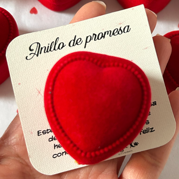 Anillo de promesa ajustable