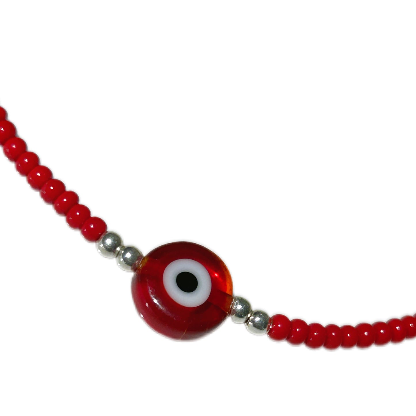 Solitario ojo turco rojo