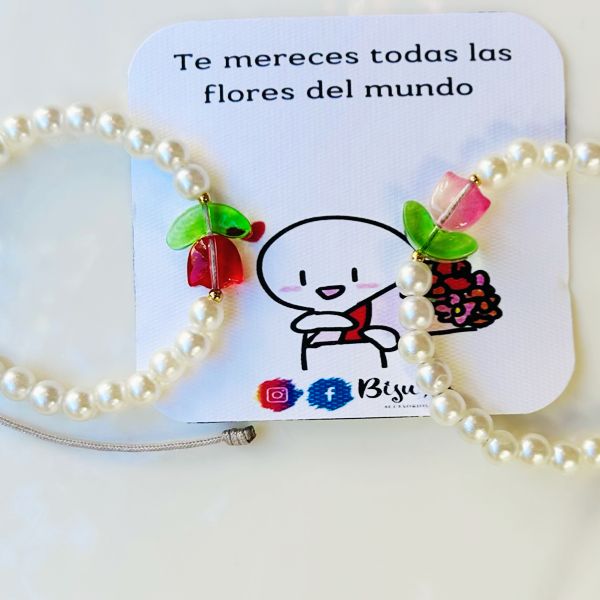 Pulseras de tulipán