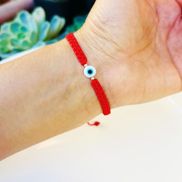 Ojo blanco tejido