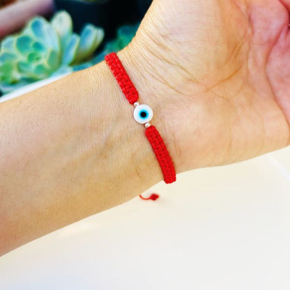 Ojo blanco tejido