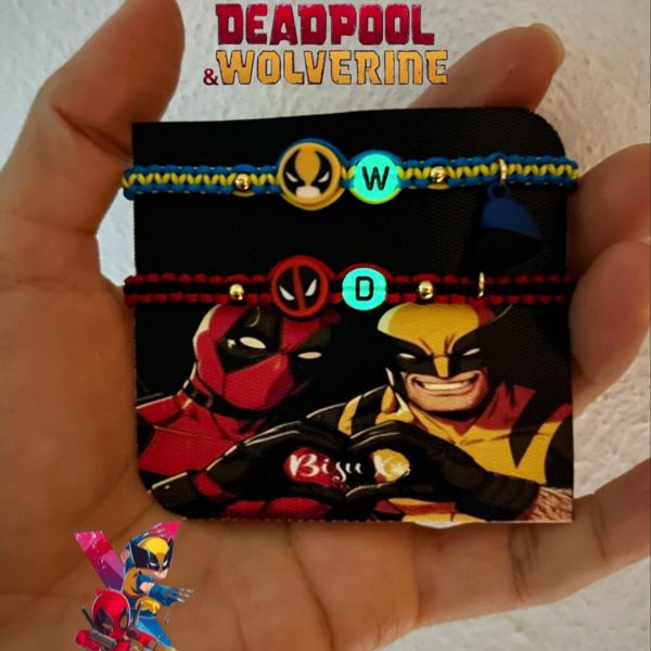 Deadpool y Wolverine tejidas